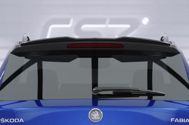 CSR Heckspoiler | Heckflügel mit ABE fürSkoda Fabia 3 Combi HF885-S schwarz matt strukturiert (keine Lackierung erforderlich)