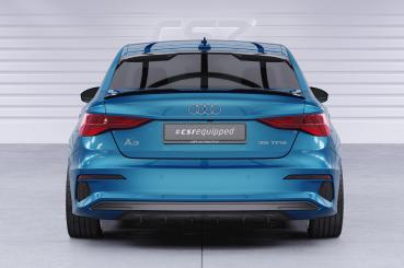 CSR Heckspoiler | Heckflügel mit ABE für Audi A3 8Y Limousine HF888-L schwarz matt (Lackierung erforderlich)