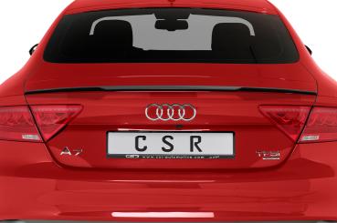 CSR Heckspoiler | Heckflügel mit ABE für Audi A7 / S7 C7 (4G) Sportback HF890-C Carbon Look glänzend (keine Lackierung erforderlich)