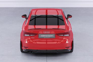 CSR Heckspoiler | Heckflügel mit ABE für Audi A3 8V Limousine HF900-G Glossy schwarz Hochglanz (keine Lackierung erforderlich)