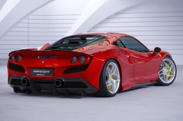 CSR Heckspoiler | Heckflügel mit ABE für Ferrari F8 Tributo / Spider HF908-G Glossy schwarz Hochglanz (keine Lackierung erforderlich)