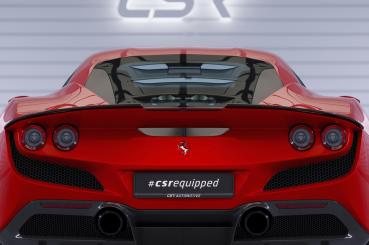 CSR Heckspoiler | Heckflügel mit ABE für Ferrari F8 Tributo / Spider HF908-G Glossy schwarz Hochglanz (keine Lackierung erforderlich)