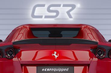 CSR Heckspoiler | Heckflügel mit ABE für Ferrari 812 GTS HF909-C Carbon Look Hochglanz (keine Lackierung erforderlich)