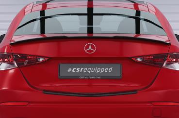 CSR Heckspoiler | Heckflügel mit ABE für Mercedes-Benz C-Klasse (W206) Limousine HF914-L schwarz matt (Lackierung erforderlich)