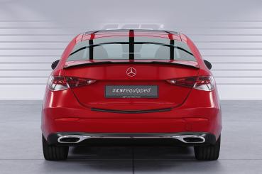 CSR Heckspoiler | Heckflügel mit ABE für Mercedes-Benz C-Klasse (W206) Limousine HF914-L schwarz matt (Lackierung erforderlich)