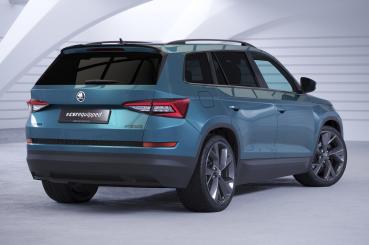 CSR Heckspoiler | Heckflügel mit ABE für Skoda Kodiaq HF916-L schwarz matt (Lackierung erforderlich)