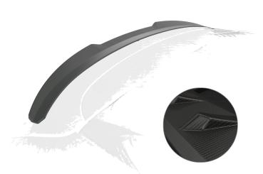 CSR Heckspoiler | Heckflügel mit ABE für Mazda 6 (Typ GJ/GL) Kombi HF921-M Carbon Look matt strukturiert (keine Lackierung erforderlich)