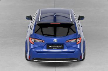CSR Heckspoiler | Heckflügel mit ABE für Toyota Corolla (E210) Touring Sports HF923-S Strukturiert schwarz matt (keine Lackierung erforderlich)