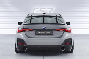 CSR Heckspoiler | Heckflügel mit ABE für BMW 4er / i4 G26 Gran Coupe HF926-L schwarz matt (Lackierung erforderlich)
