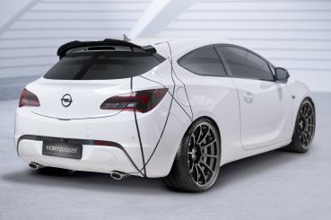 CSR Heckspoiler | Heckflügel mit ABE für Opel Astra J GTC OPC-Line HF950-G Glossy schwarz Hochglanz (keine Lackierung erforderlich)