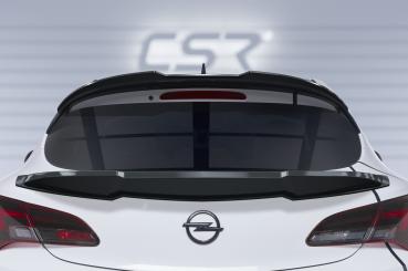 CSR Heckspoiler | Heckflügel mit ABE für Opel Astra J GTC OPC-Line HF950-G Glossy schwarz Hochglanz (keine Lackierung erforderlich)