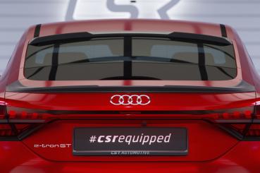 CSR Heckspoiler | Heckflügel mit ABE für Audi e-tron GT (FW) HF956-L schwarz matt (Lackierung erforderlich)