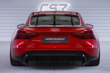 CSR Heckspoiler | Heckflügel mit ABE für Audi e-tron GT (FW) HF956-L schwarz matt (Lackierung erforderlich)