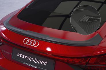 CSR Heckspoiler | Heckflügel mit ABE für Audi e-tron GT (FW) HF956-M Carbon Look matt strukturiert (keine Lackierung erforderlich)