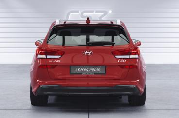 CSR Heckspoiler | Heckflügel mit ABE für Hyundai I30 (PD) Kombi / CW HF963-L schwarz matt (Lackierung erforderlich)