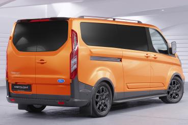 CSR Heckspoiler | Heckflügel mit ABE für Ford Transit MK7 Custom mit Hecktüren HF964-C Carbon Look glänzend (keine Lackierung erforderlich)
