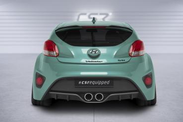 CSR Heckspoiler | Heckflügel mit ABE für Hyundai Veloster MK1 Turbo HF967-G Glossy schwarz Hochglanz (keine Lackierung erforderlich)