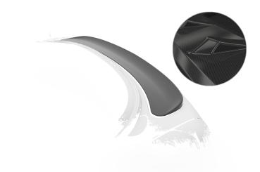 CSR Heckspoiler | Heckflügel mit ABE für Mini R58 Coupe HF971-C Carbon Look Hochglanz (keine Lackierung erforderlich)