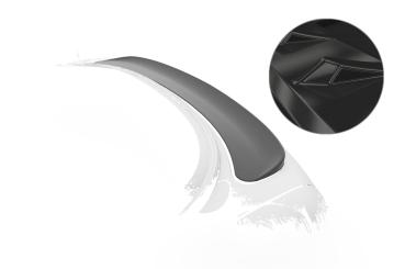 CSR Heckspoiler | Heckflügel mit ABE für Mini R58 Coupe HF971-G Glossy schwarz Hochglanz (keine Lackierung erforderlich)