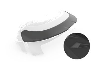CSR Heckspoiler | Heckflügel mit ABE für Mini F58 Coupe HF972-S schwarz matt strukturiert (keine Lackierung erforderlich)