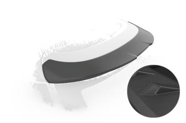 CSR Heckspoiler | Heckflügel mit ABE für Mini F58 Coupe HF972-L schwarz matt (Lackierung erforderlich)