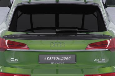 CSR Heckspoiler | Heckflügel mit ABE für Audi Q5 (FY) HF973-M Carbon Look matt strukturiert (keine Lackierung erforderlich)