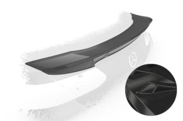 CSR Heckspoiler | Heckflügel mit ABE für Mercedes-Benz E-Klasse (A238) Cabrio HF977-G Glossy schwarz Hochglanz (keine Lackierung erforderlich)