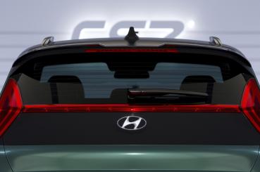 CSR Heckspoiler | Heckflügel mit ABE für Hyundai Bayon HF982-L schwarz matt (Lackierung erforderlich)