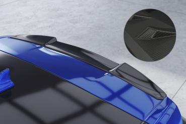 CSR Heckspoiler | Heckflügel mit ABE für Audi Q7 / SQ7 (4M) HF991-M Carbon Look matt strukturiert (keine Lackierung erforderlich)