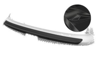 CSR Heckspoiler | Heckflügel mit ABE für Audi Q7 / SQ7 (4M) HF995-G Glossy schwarz Hochglanz (keine Lackierung erforderlich)