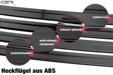 CSR Heckspoiler | Heckflügel mit ABE für Mercedes-Benz CL 203 Sportcoupé HF772-S schwarz matt strukturiert (keine Lackierung erforderlich)