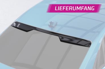 CSR Heckscheibenblend mit ABE für Audi A3 / S3 / RS3 (8Y) Limousine HSB086-L schwarz matt (Lackierung erforderlich)