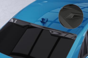 CSR Heckscheibenblend mit ABE für Audi A3 / S3 / RS3 (8Y) Limousine HSB086-M Carbon Look matt strukturiert (keine Lackierung erforderlich)