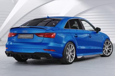 CSR Heckscheibenblend mit ABE für Audi A3 / S3 (8V) Limousine HSB087-C Carbon Look Hochglanz (keine Lackierung erforderlich)