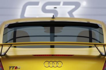 CSR Heckscheibenblend mit ABE für Audi TT / TTS / TT RS (8J) Coupe HSB090-S schwarz matt strukturiert (keine Lackierung erforderlich)