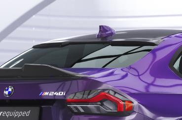 CSR Heckscheibenblend mit ABE für BMW 2er G42 / G87 Coupe HSB097-L schwarz matt (Lackierung erforderlich)