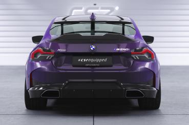 CSR Heckscheibenblend mit ABE für BMW 2er G42 / G87 Coupe HSB097-L schwarz matt (Lackierung erforderlich)