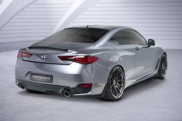 CSR Heckscheibenblende mit ABE für Infiniti Q60 Coupe HSB108-M Carbon Look matt strukturiert (keine Lackierung erforderlich)