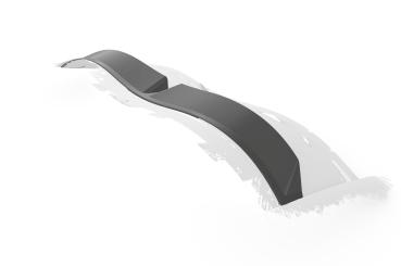 CSR Heckscheibenblende mit ABE für Peugeot RCZ HSB109-G Glossy schwarz Hochglanz (keine Lackierung erforderlich)