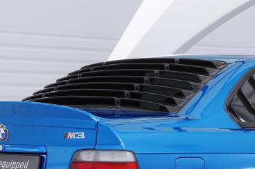 CSR Heckscheibenblend mit ABE für BMW 3er E36 Coupe HSB111-L schwarz matt (Lackierung erforderlich)