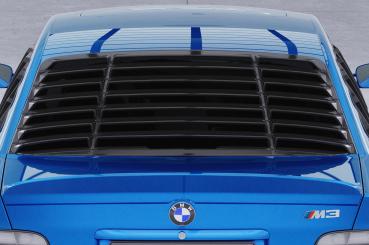 CSR Heckscheibenblend mit ABE für BMW 3er E36 Coupe HSB111-L schwarz matt (Lackierung erforderlich)