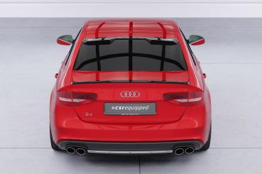 CSR Heckscheibenblend mit ABE für Audi A4 B8 (Typ 8K) Limousine HSB119-M Carbon Look matt strukturiert (keine Lackierung erforderlich)