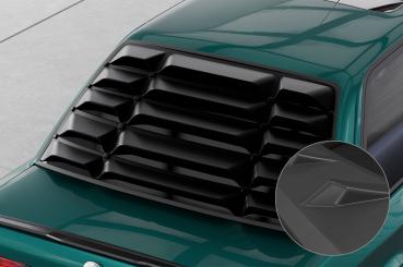 CSR Heckscheibenblende mit ABE für BMW 3er E30 Coupe (Zweitürer) HSB127-L schwarz matt (Lackierung erforderlich)