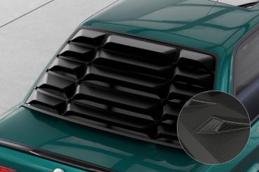 CSR Heckscheibenblende mit ABE für BMW 3er E30 Coupe (Zweitürer) HSB127-M Carbon Look matt strukturiert (keine Lackierung erforderlich)
