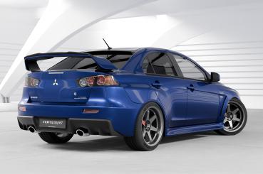 CSR Heckscheibenblend mit ABE für Mitsubishi Lancer (CY0)/ Evolution X/ Evo X HSB129-M Carbon Look matt strukturiert (keine Lackierung erforderlich)