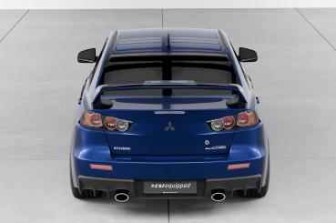 CSR Heckscheibenblend mit ABE für Mitsubishi Lancer (CY0)/ Evolution X/ Evo X HSB129-M Carbon Look matt strukturiert (keine Lackierung erforderlich)