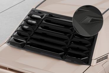 CSR Heckscheibenblend mit ABE für Mercedes Benz W201 / 190er HSB135-M Carbon Look matt strukturiert (keine Lackierung erforderlich)