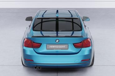 CSR Heckscheibenblende für BMW 4er F32 Coupe HSB143-S Strukturiert schwarz matt (keine Lackierung erforderlich)