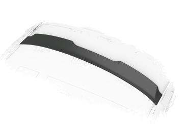 CSR Heckscheibenblend mit ABE für Infiniti Q50 HSB147-M Carbon Look matt strukturiert (keine Lackierung erforderlich)