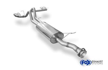 Fox Halbanlage ab Kat für Hummer H2 ab 2008 – Ausgang rechts/links – 2x90 mm (Typ 17)